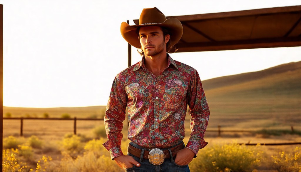 GOTS Certified Cowboy Renaissance Modern Renaissance&nbsp;Shirt