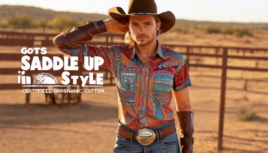 GOTS Certified Cowboy Renaissance Western Renaissance Shirt