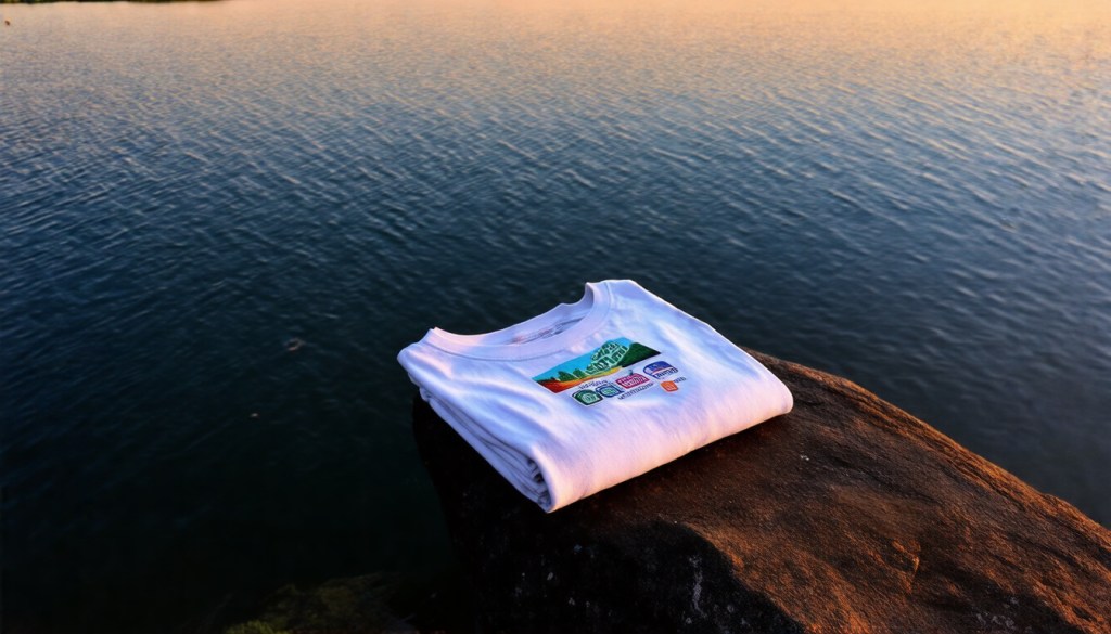 Lake Reflection Organic Cotton&nbsp;T-Shirt