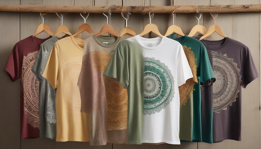 Express Your Creativity with Stylish Mandala Printed Cotton&nbsp;Tees