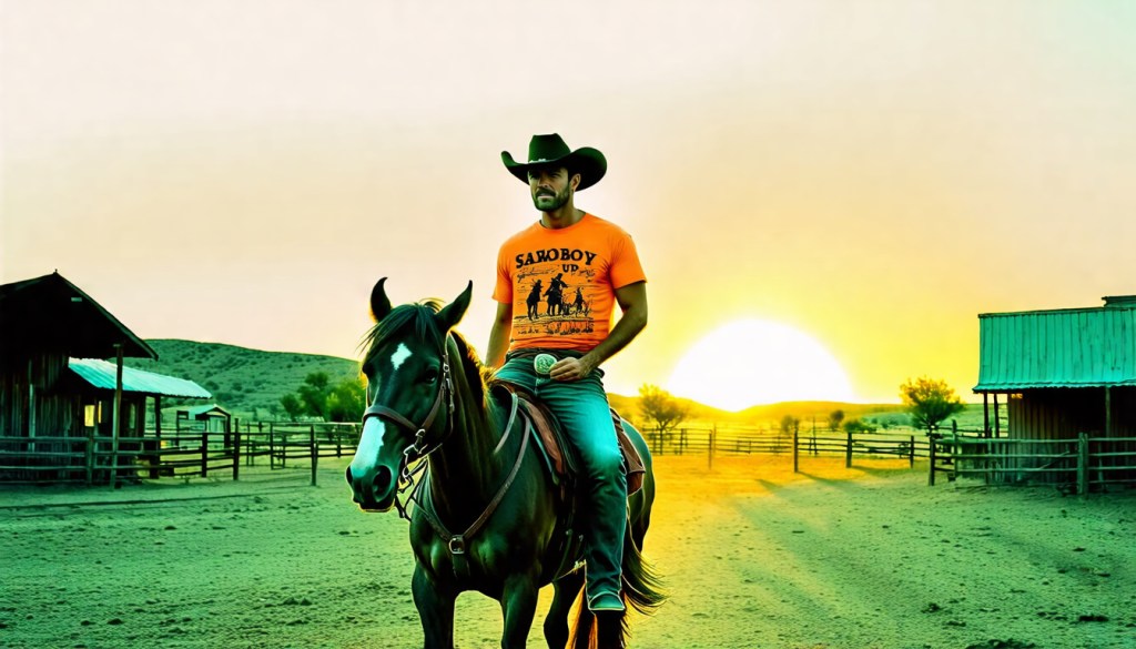 Men’s Pioneer Cowboy Renaissance Retro&nbsp;Tee