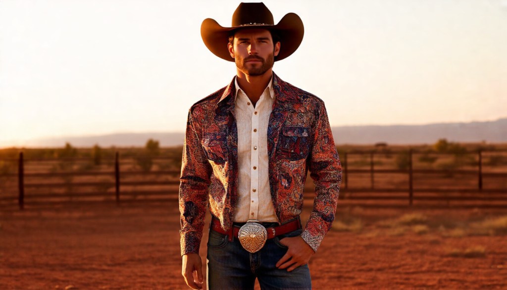 Modern Maverick Cowboy Renaissance Graphic Shirt