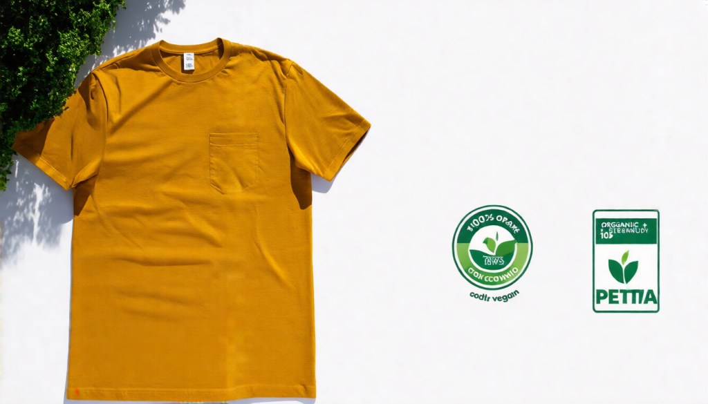 Mustard Mindful Organic Cotton&nbsp;T-Shirt