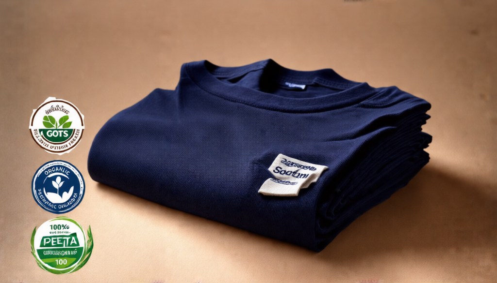 Navy Natural Organic Cotton&nbsp;T-Shirt