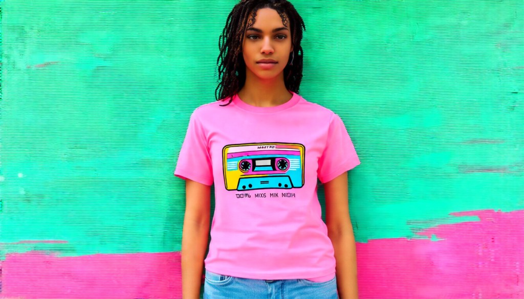 Nostalgia Bold Print&nbsp;T-Shirt