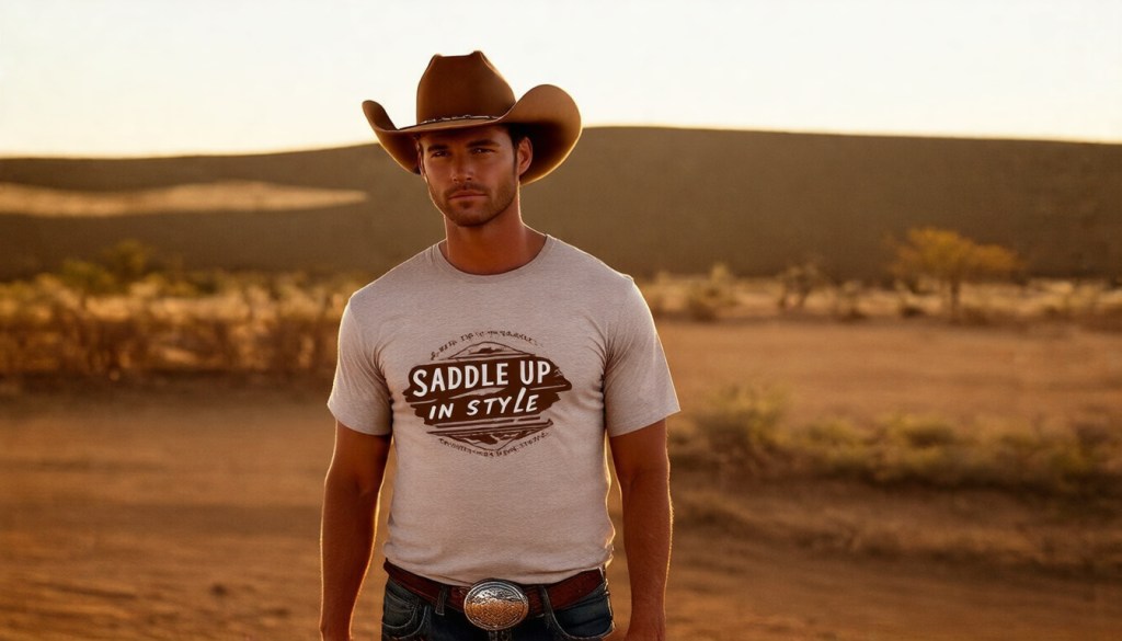 Organic Cotton Cowboy Renaissance GOTS Certified T-Shirt Sustainable