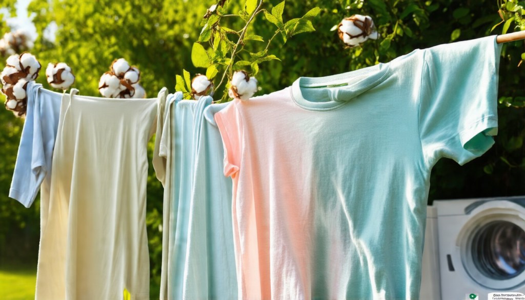 Organic Cotton T-Shirts Care: Wash Cold