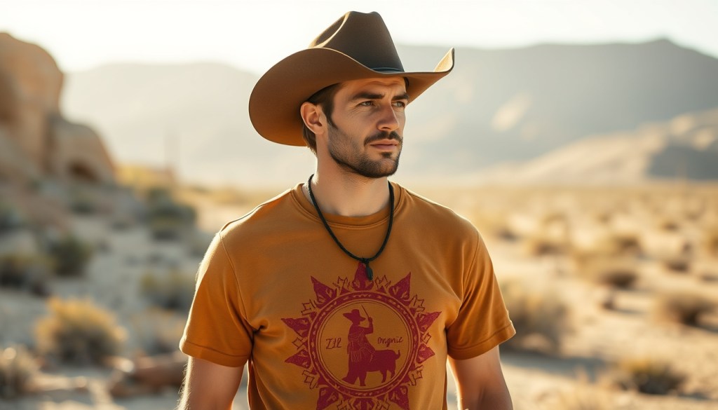 Organic Wool Cowboy T-Shirts: Authentic Style Meets Sustainable&nbsp;Fashion