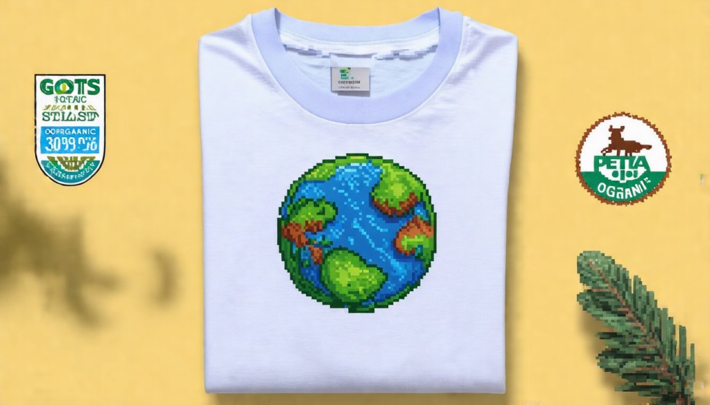 Pixel Planet Organic Cotton&nbsp;T-Shirt