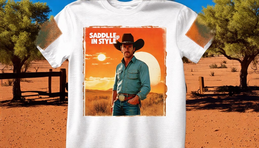 Planet‑Safe Cowboy Renaissance Vintage Style&nbsp;Tee