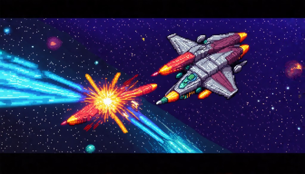 Play Retro Space Shooter&nbsp;Free