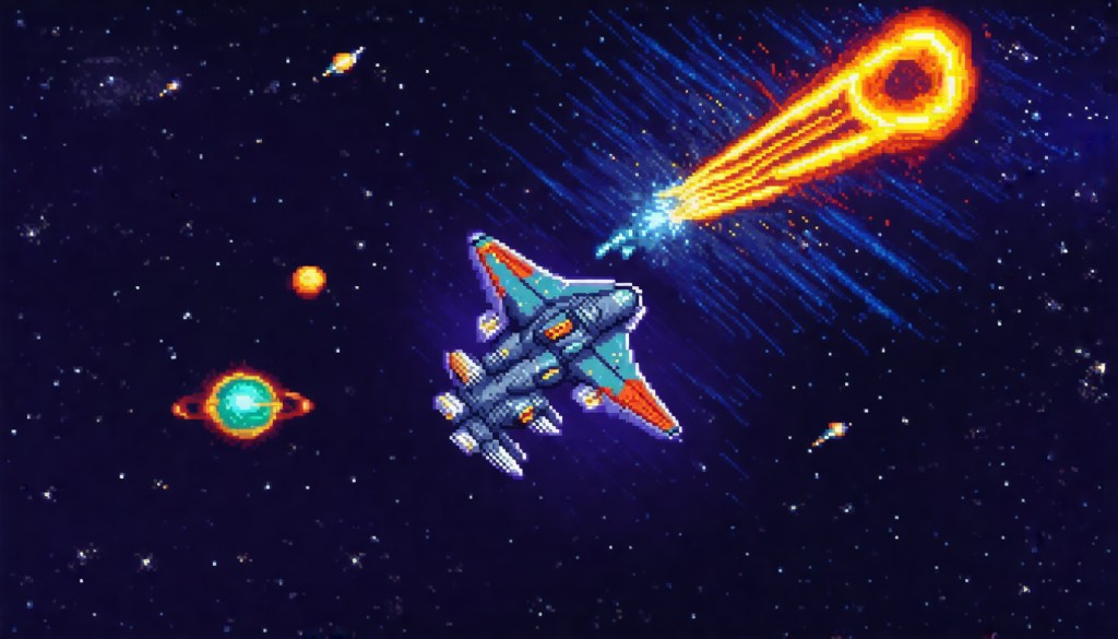 Play Retro Space Shooter&nbsp;Mobile