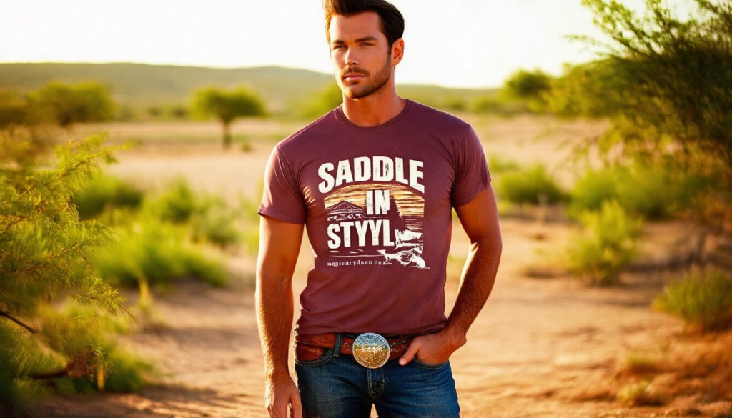 Ranch Ready Cowboy Renaissance Eco Chic&nbsp;Tee