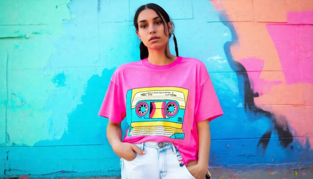 Retro Bold Print Graphic&nbsp;Tee