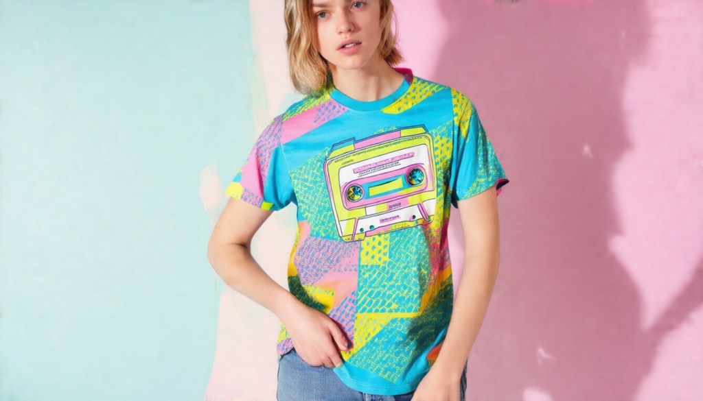 Retro Bold Print&nbsp;Shirt