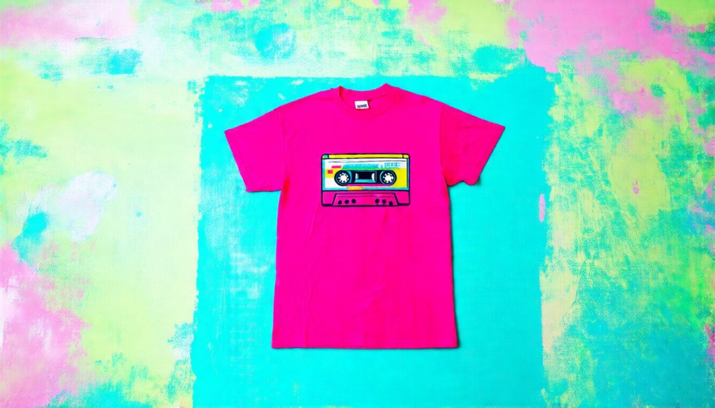 Retro Bold Print&nbsp;T-Shirt