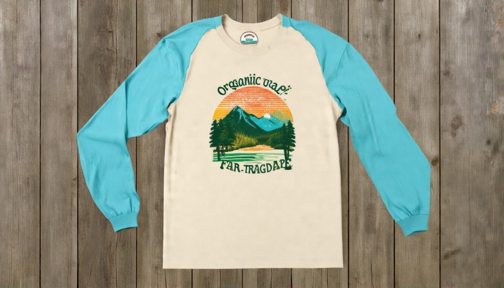 Retro Fair-Trade Long Sleeve&nbsp;Tee