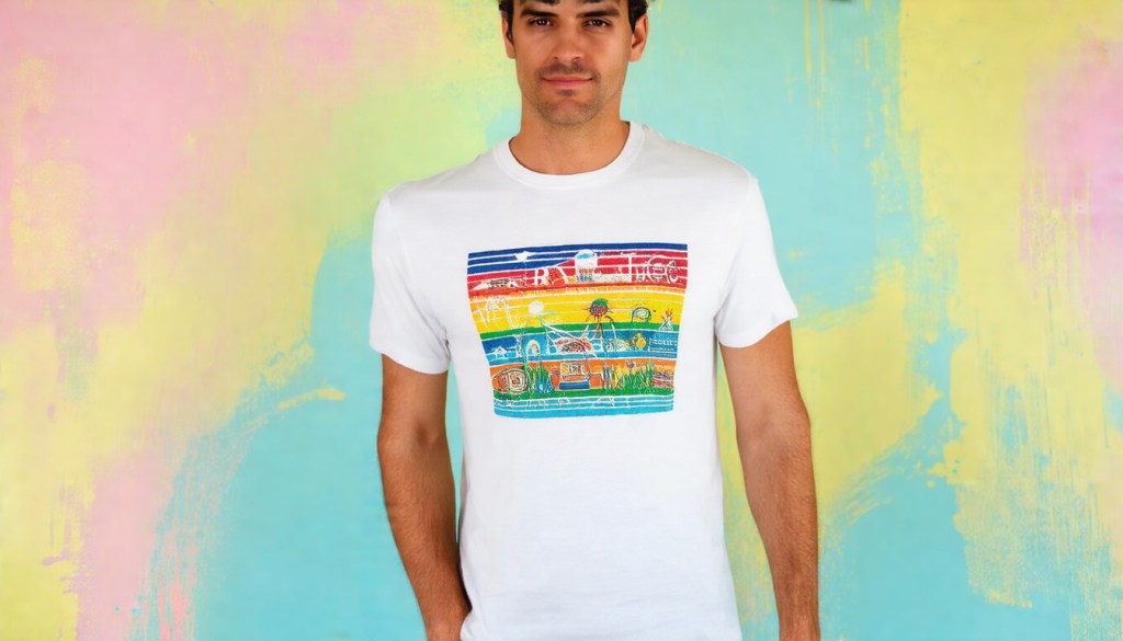 Retro Fair-Trade Mens&nbsp;Tee