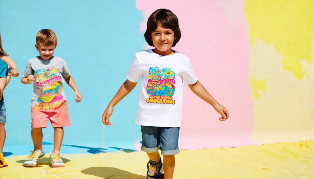 Retro GOTS Certified Kids&nbsp;Tee