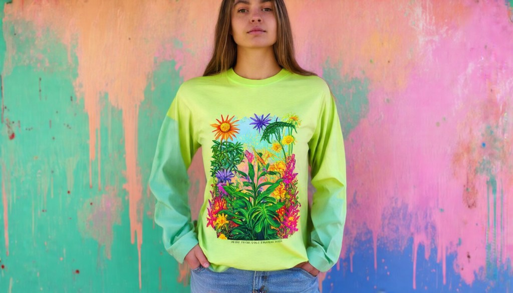 Retro Plant-Based Dye Long Sleeve&nbsp;Tee