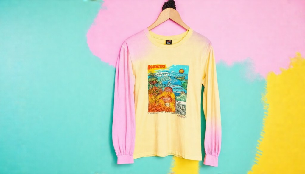 Retro Recycled Cotton Long Sleeve Tee