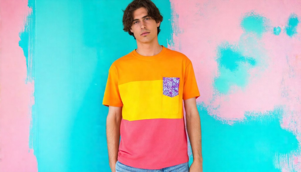 Retro Recycled Cotton Pocket Tee