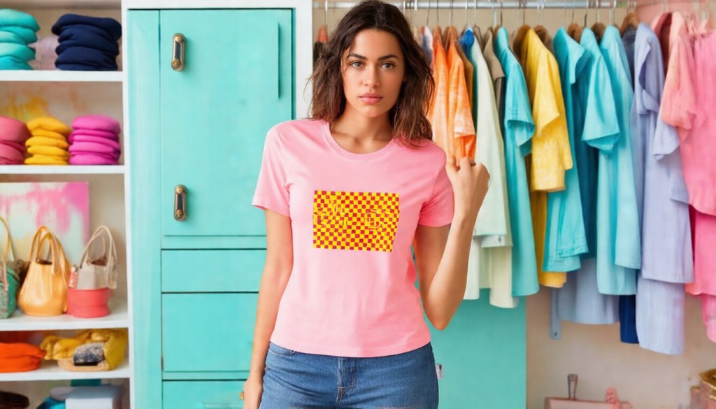 Retro Recycled Cotton&nbsp;Top