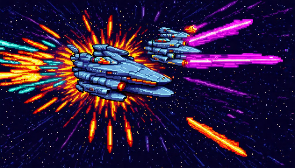 Speed Running Retro Space Shooter Bullet&nbsp;Hell