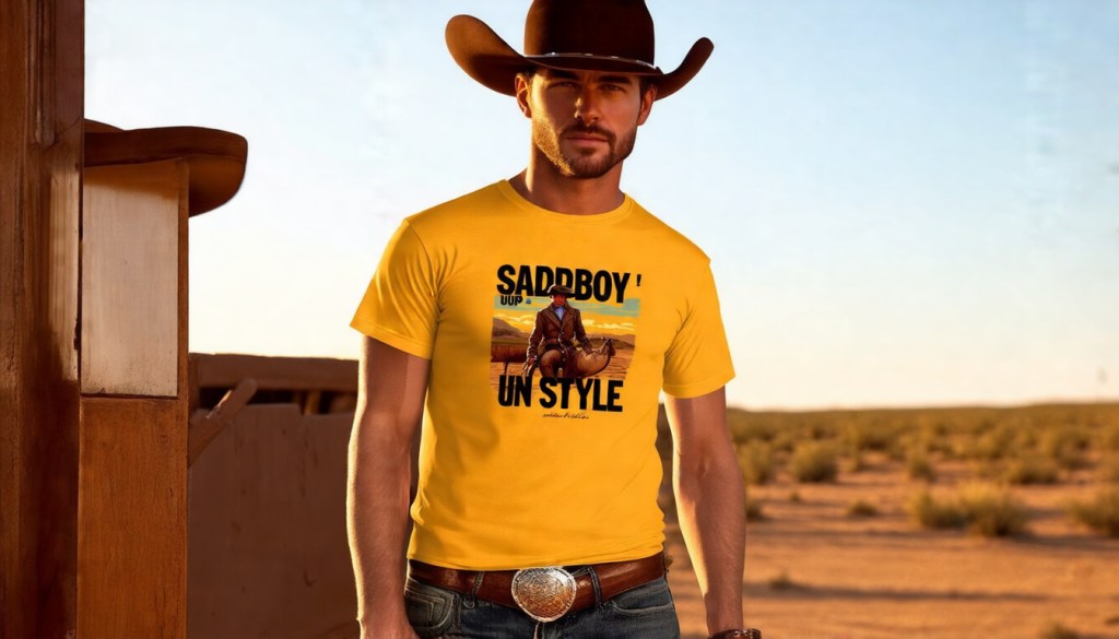 Unisex Cowboy Renaissance Classic Trailblazer T-Shirt&nbsp;Organic