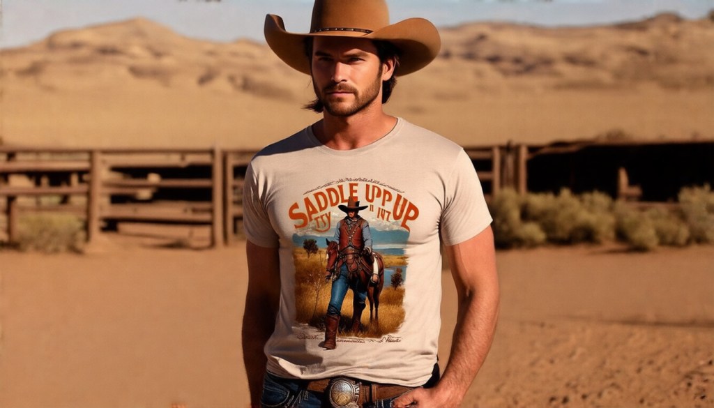 Unisex Cowboy Renaissance Frontier Trailblazer T-Shirt&nbsp;Organic