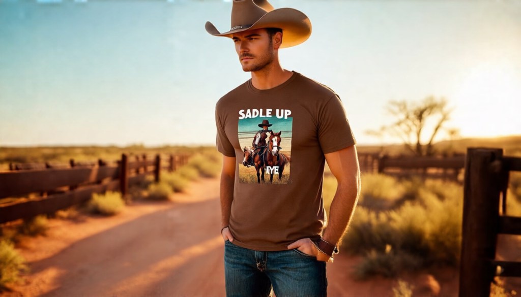 Unisex Cowboy Renaissance Organic Cotton Trailblazer T-Shirt&nbsp;Organic