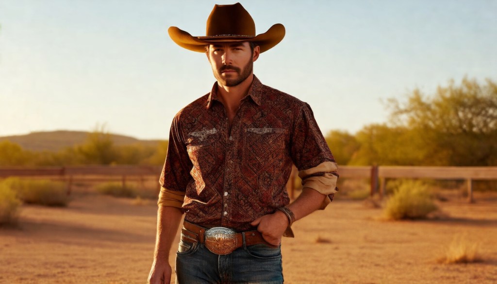 Vintage Cowboy Renaissance Sustainable Cowboy Tee Sustainable