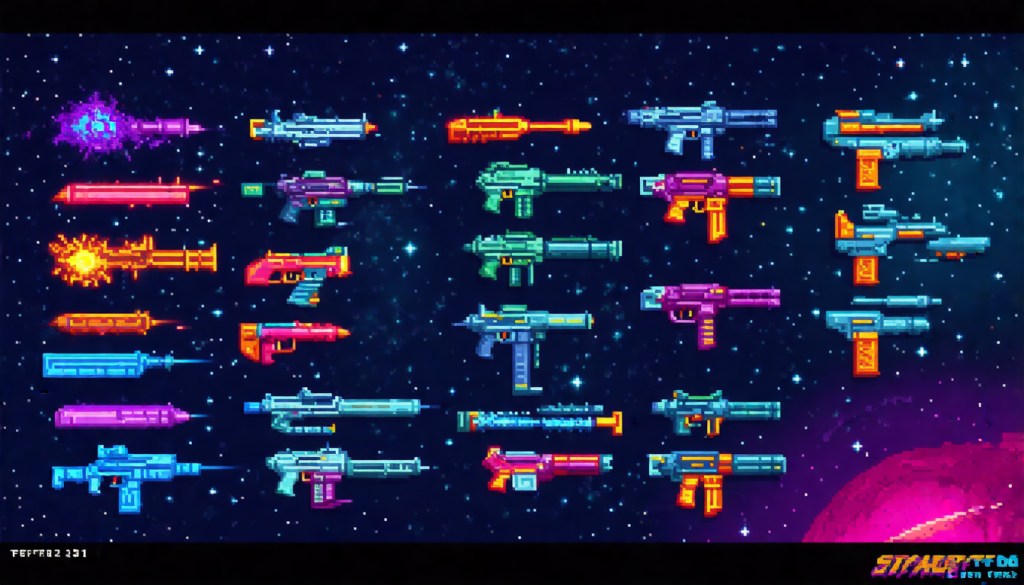 Weapon Tier List Retro Space Shooter Bullet&nbsp;Hell