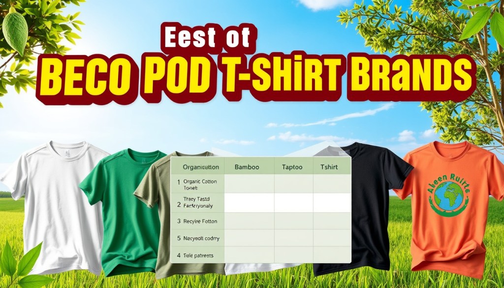 Best Sustainable T-Shirts for Merch&nbsp;Stores