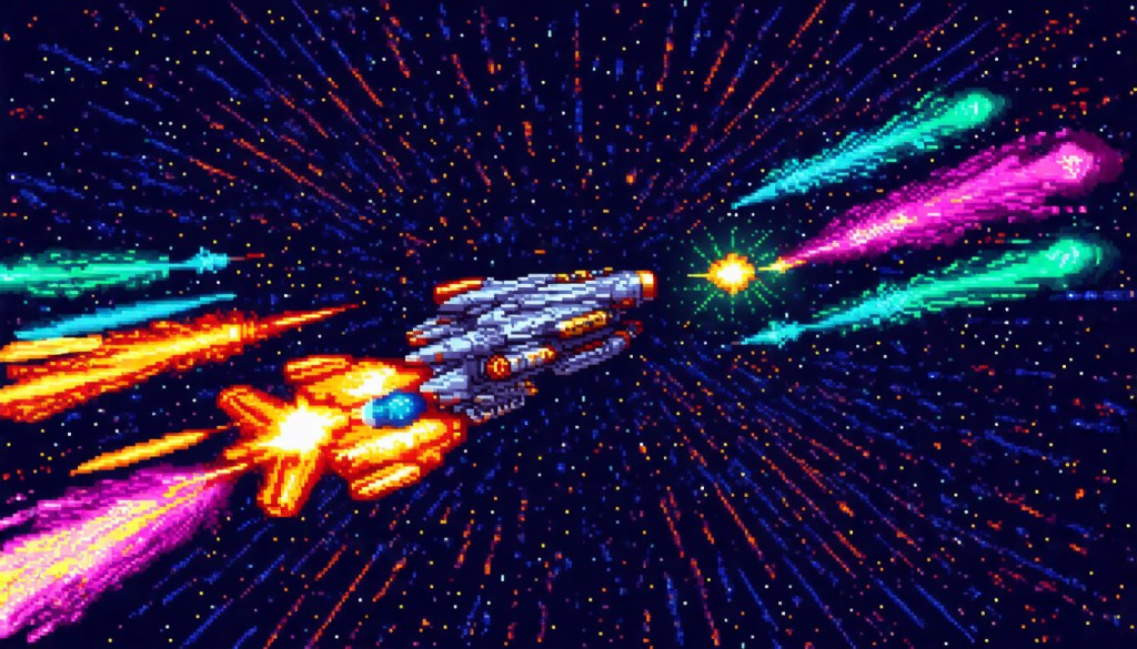 Bullet Patterns in Retro Space Shooter&nbsp;2025