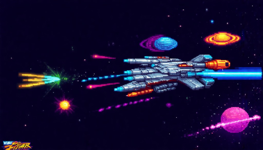 Bullet Patterns in Retro Space Shooter&nbsp;Browser