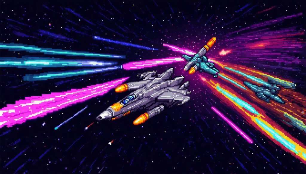 Bullet Patterns in Retro Space Shooter&nbsp;Mobile