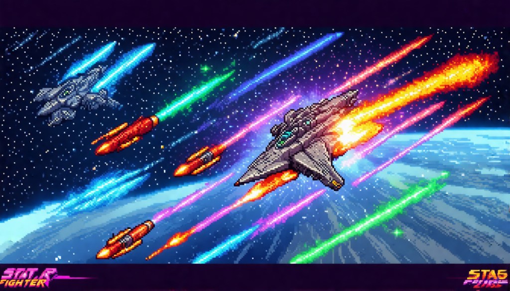 Bullet Patterns in Retro Space Shooter&nbsp;Online