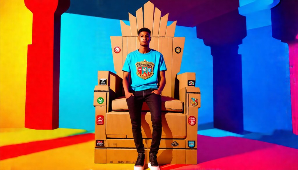 Cardboard Overlord Throne — Casual Wear&nbsp;Tee