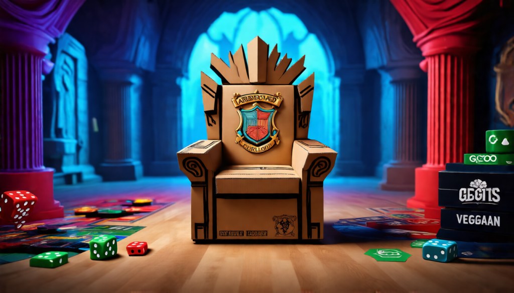 Cardboard Overlord Throne — Deckbuilder’s Choice | Gamer&nbsp;Tee