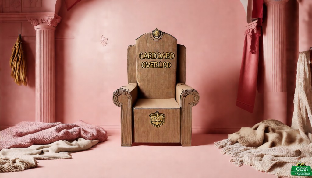 Cardboard Overlord Throne — Ethically Sourced | Soft Unisex&nbsp;Tee