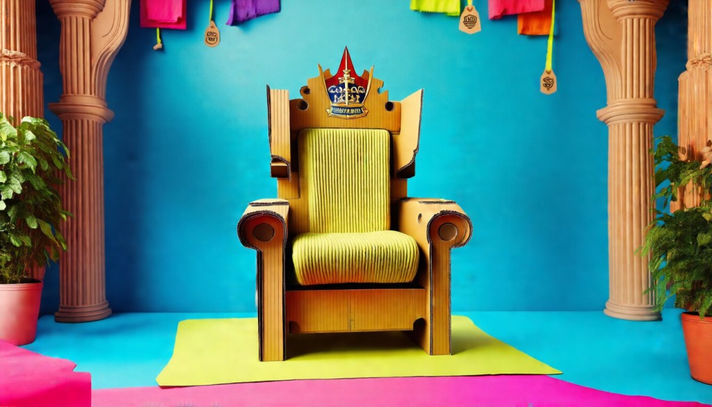 Cardboard Overlord Throne — Ethically Sourced | Unisex&nbsp;T-Shirt