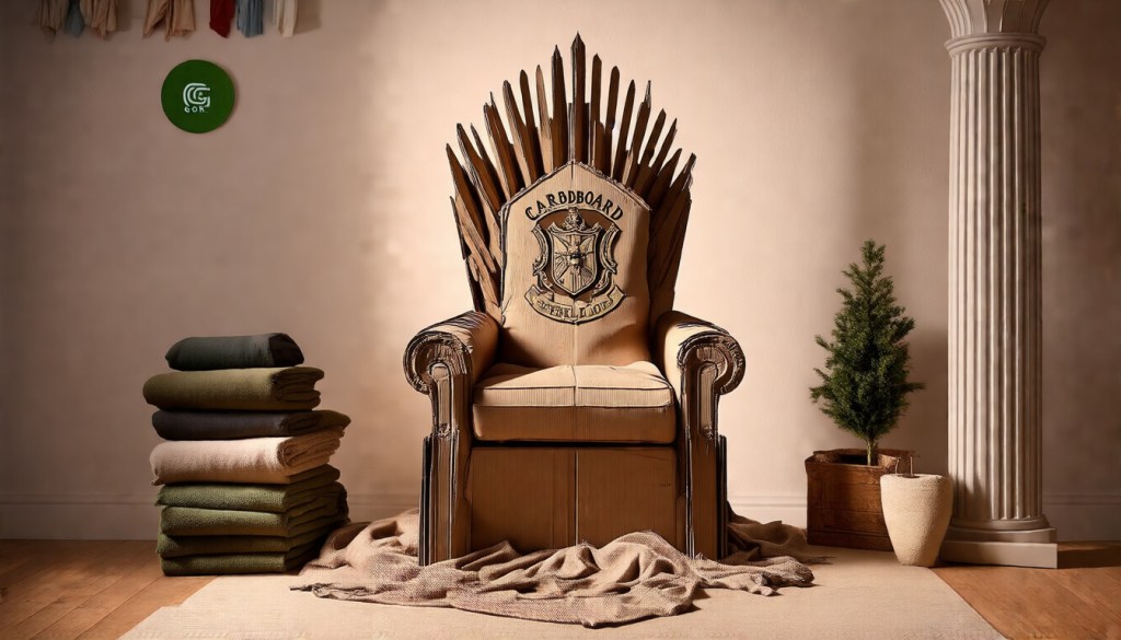 Cardboard Overlord Throne — Everyday Comfort | Organic Cotton&nbsp;Tee