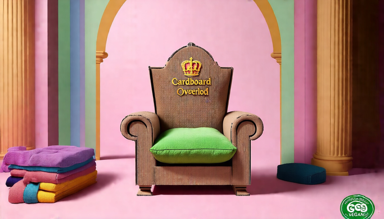 Cardboard Overlord Throne — Everyday Comfort | Soft Unisex Tee