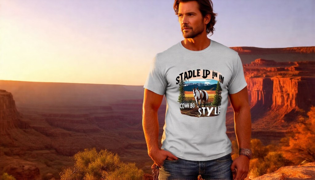 Cowboy Renaissance Canyon Crest Organic Tee