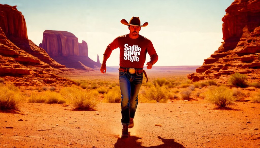 Cowboy Renaissance Canyon Runner&nbsp;T‑Shirt