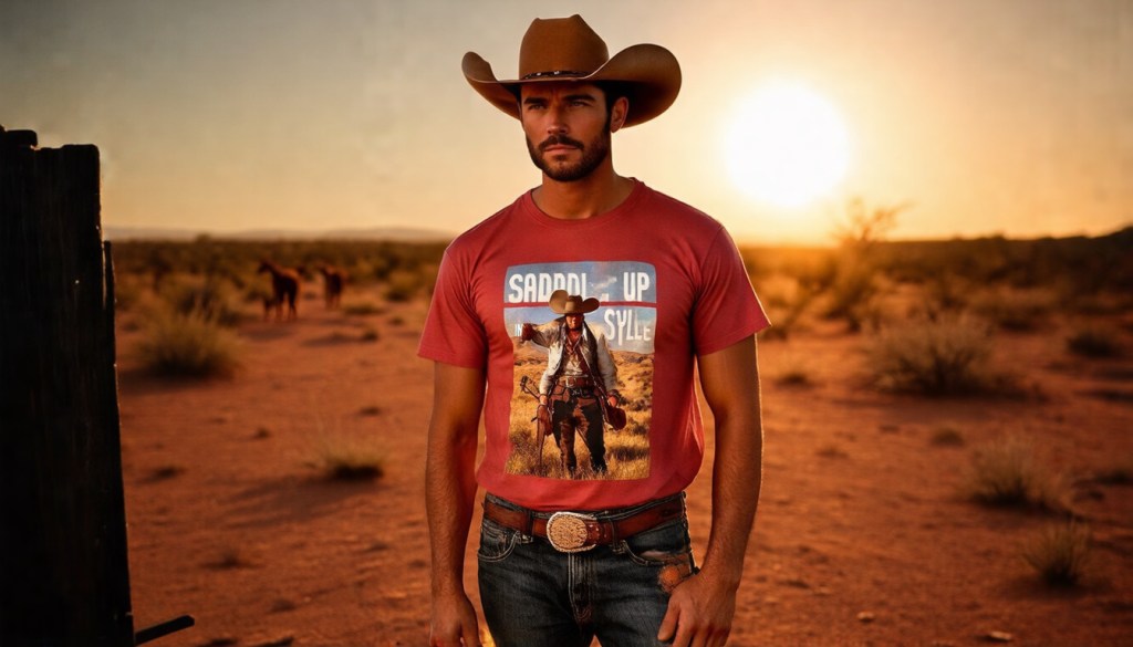 Cowboy Renaissance Desert Fade Graphic&nbsp;Shirt
