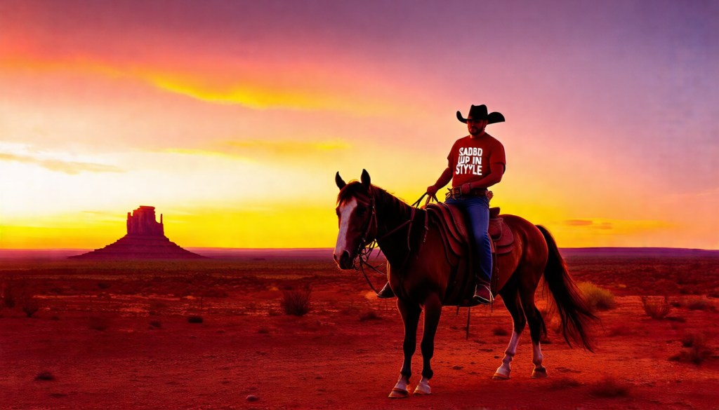 Cowboy Renaissance Mesa Echo Graphic&nbsp;Top