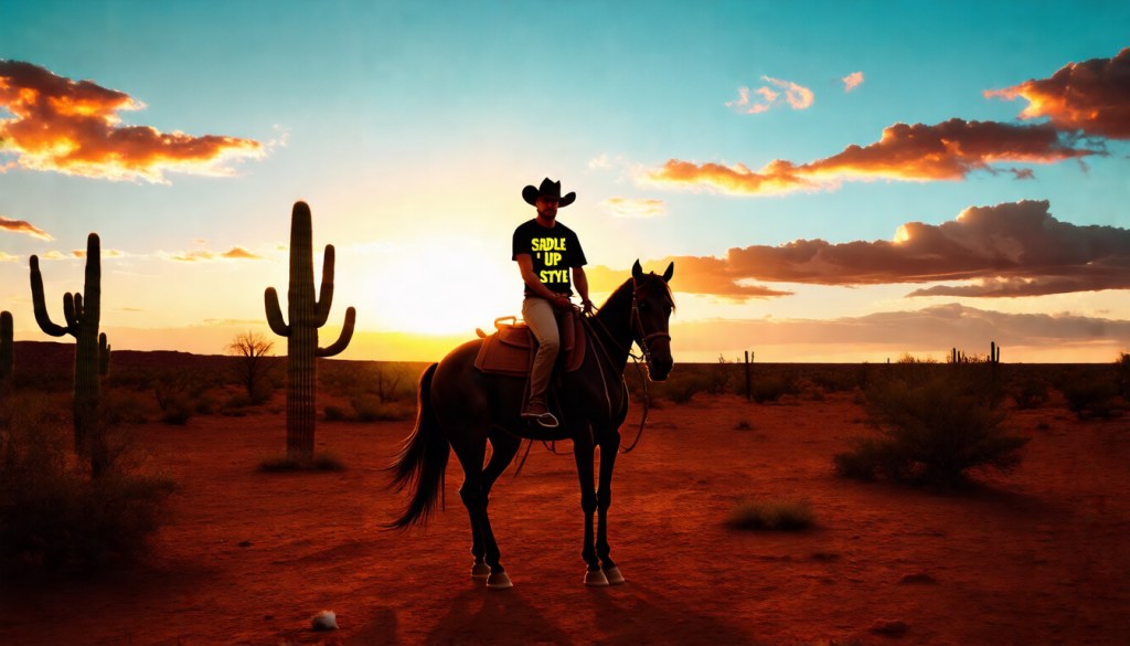 Cowboy Renaissance Mesa Mirage Graphic Tee