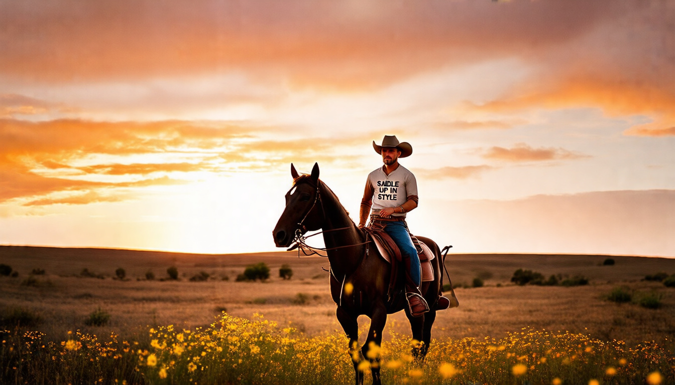 Cowboy Renaissance Rustic Horizon Tee